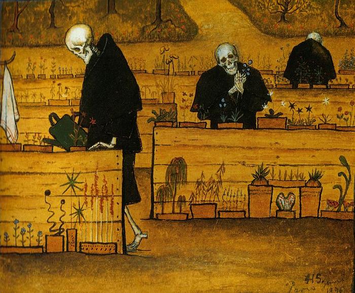 Hugo Simberg The Garden of Death Germany oil painting art